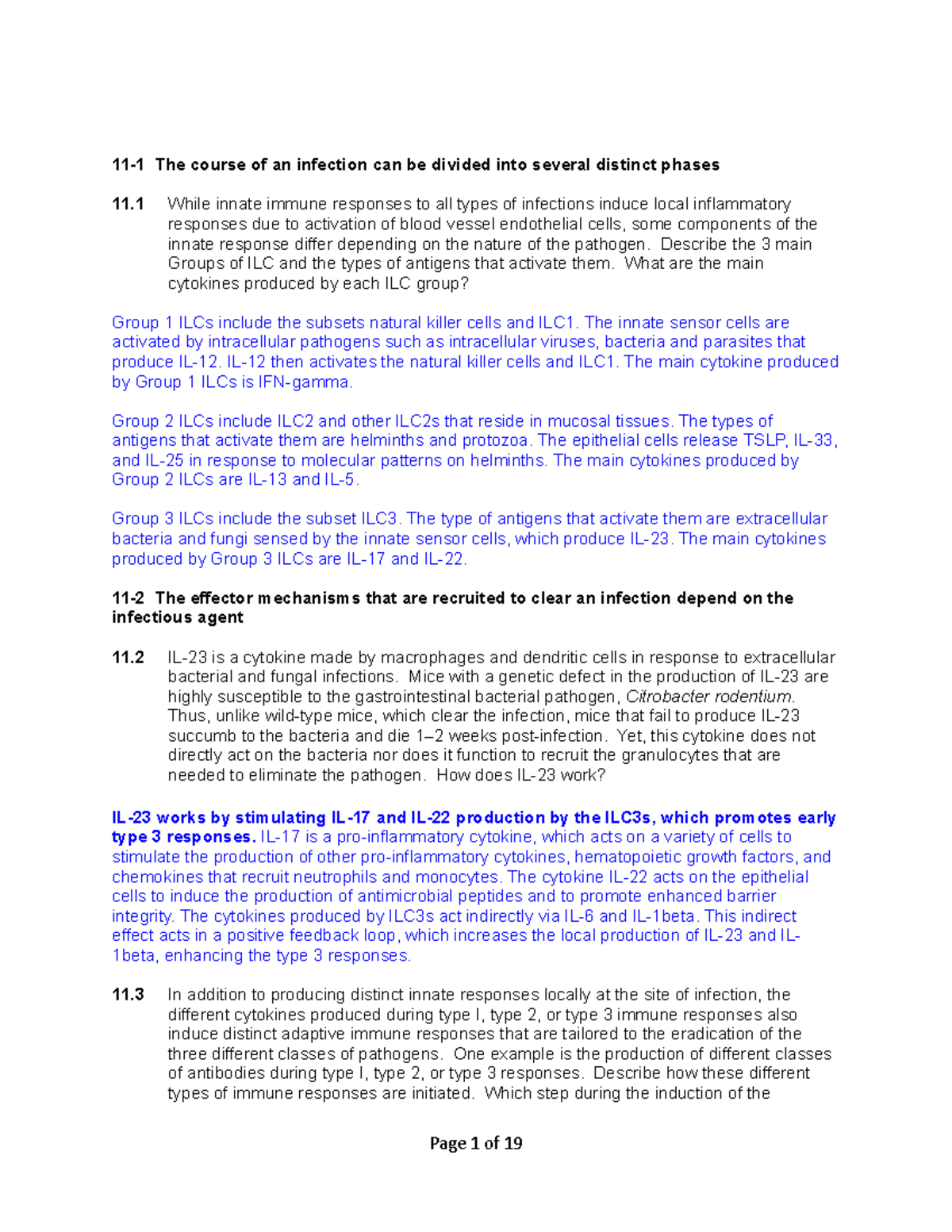 immunology-ch-11-pq-11-1-the-course-of-an-infection-can-be-divided