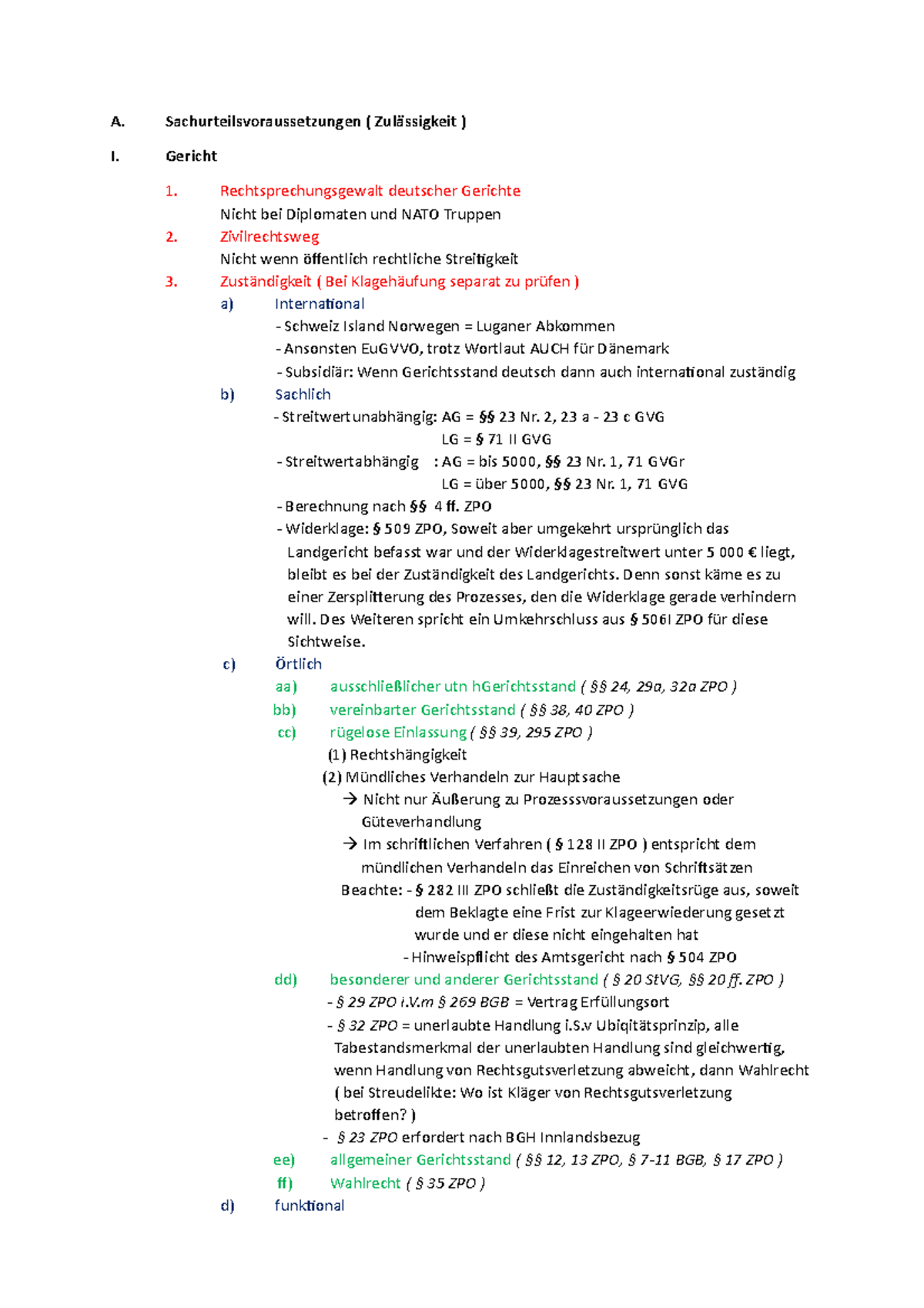 schema-zpo-a-sachurteilsvoraussetzungen-zul-ssigkeit-i-gericht