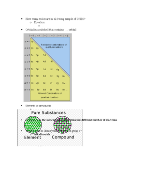 Completed Notes Chp2 - CHEM 1030 - Studocu