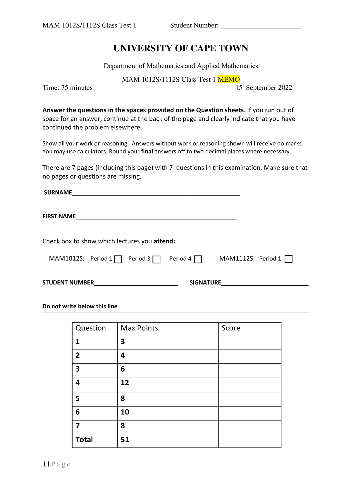 grade 12 mathematics assignment 2022 memo term 1