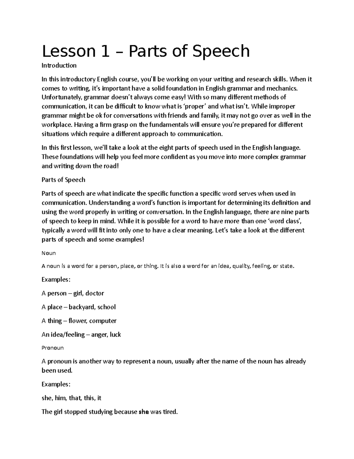 lesson-1-parts-of-speech-lesson-1-parts-of-speech-introduction-in