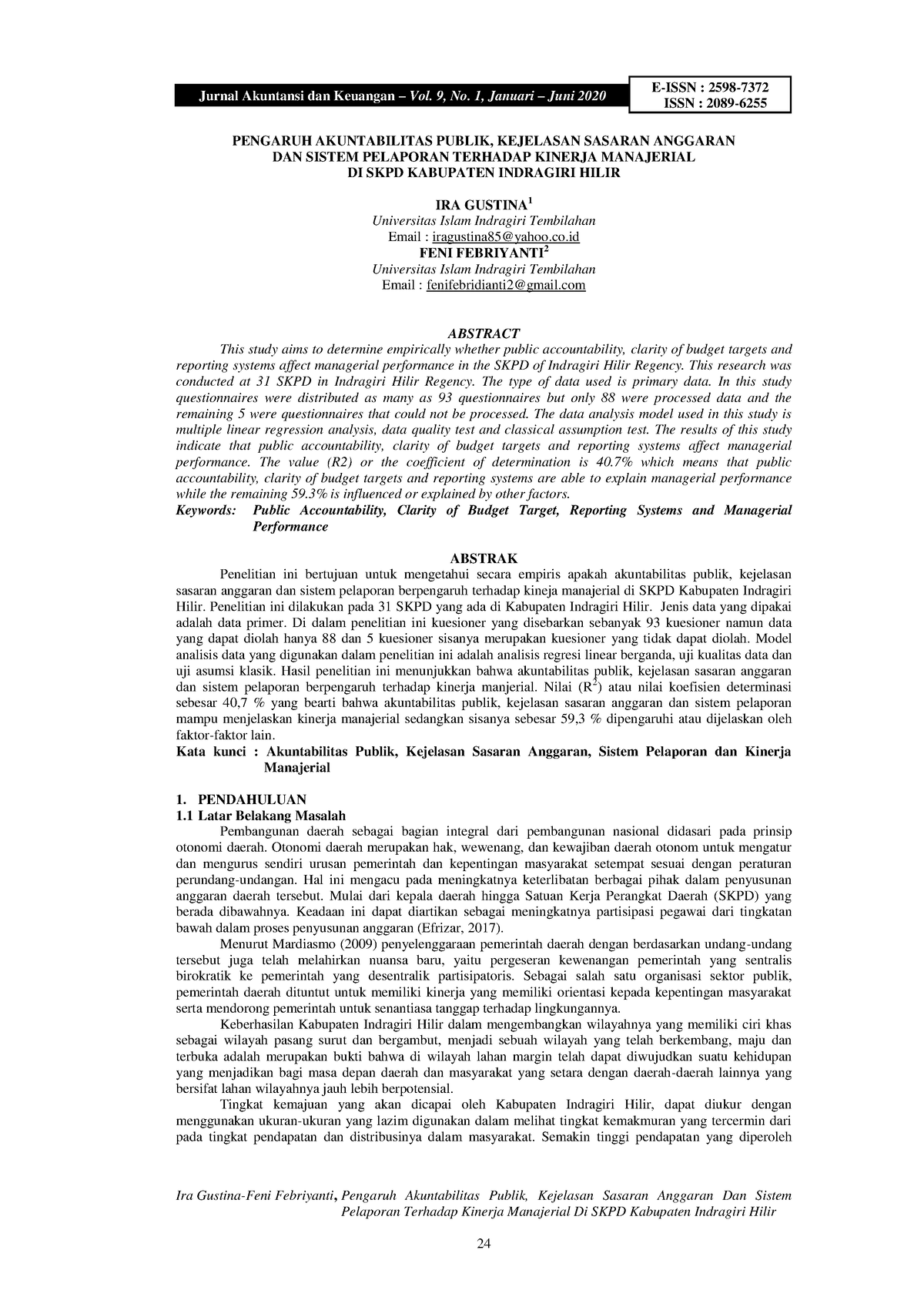 1116-Article Text-1899-1-10-202007 22 - Jurnal Akuntansi Dan Keuangan ...