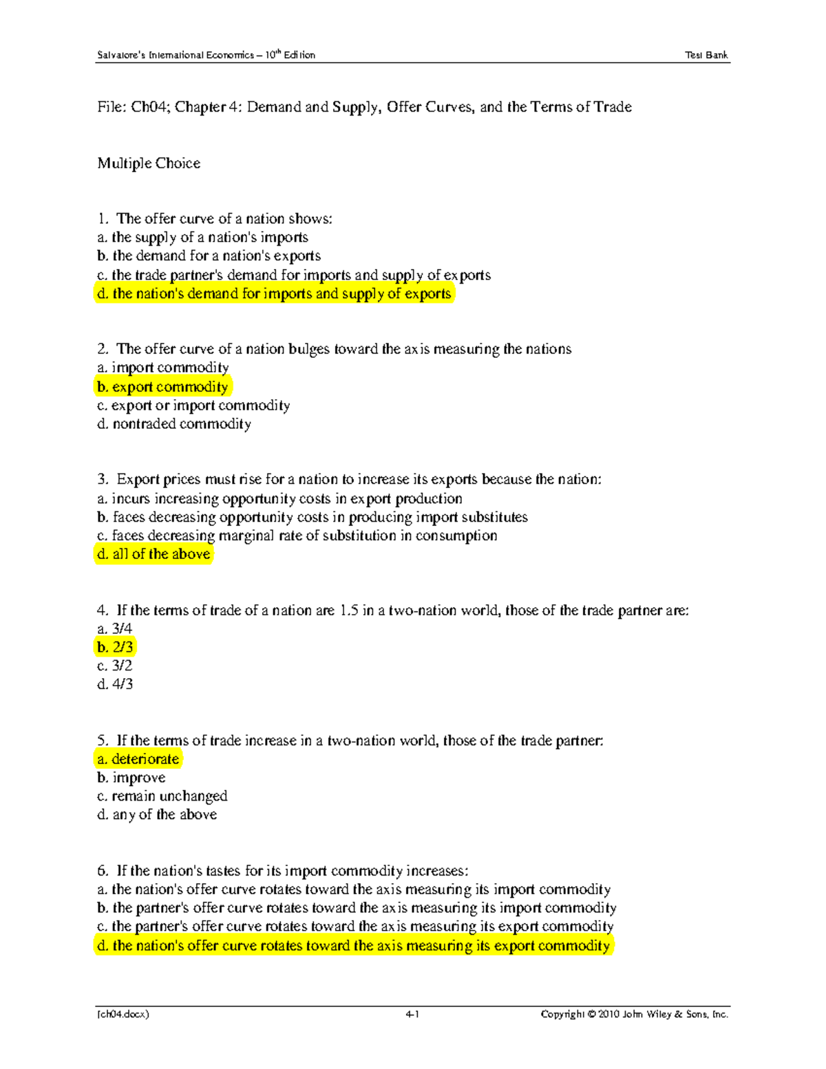 ECS3702-cp 4 test bank - Ut to limits - Salvatore’s International ...