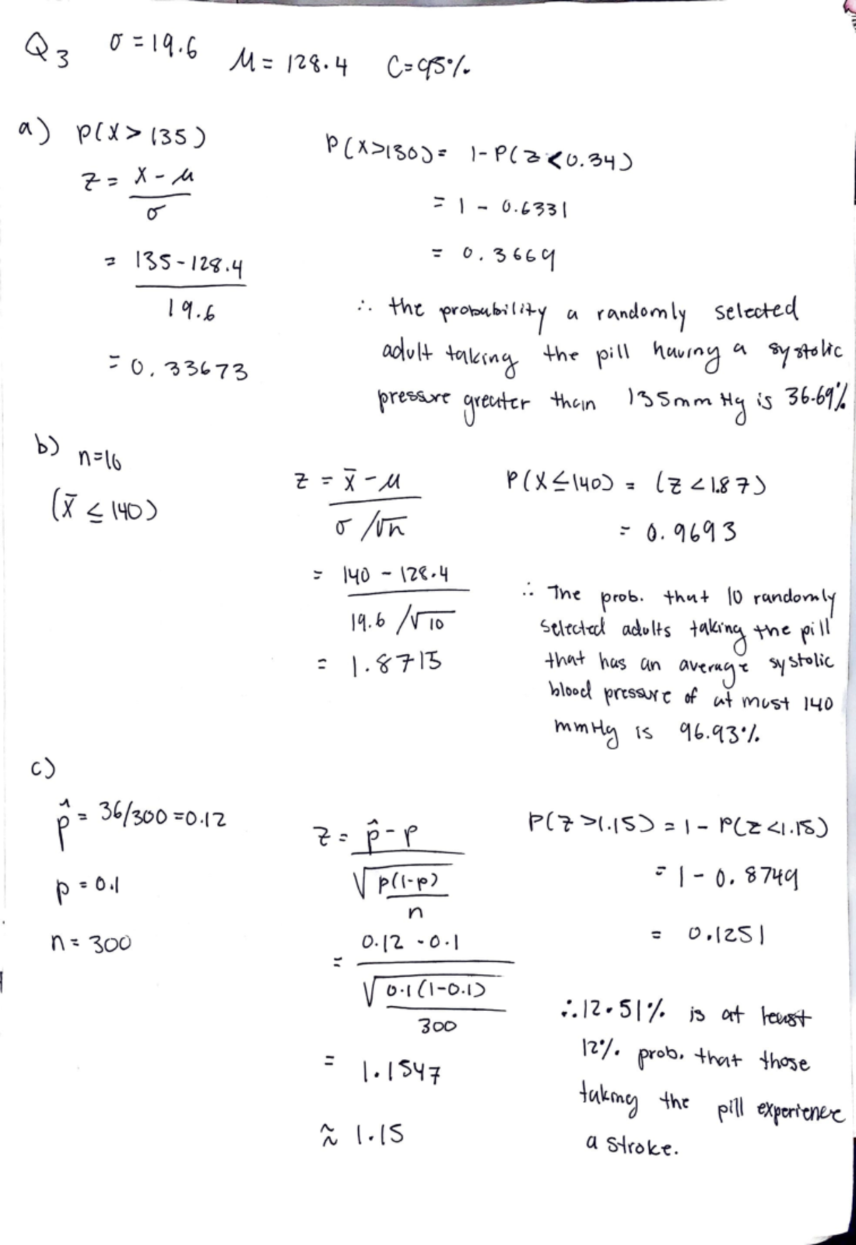 Linear Algebra for Engineering math assignment 101 2 module 4 - 0) 'P[Y ...