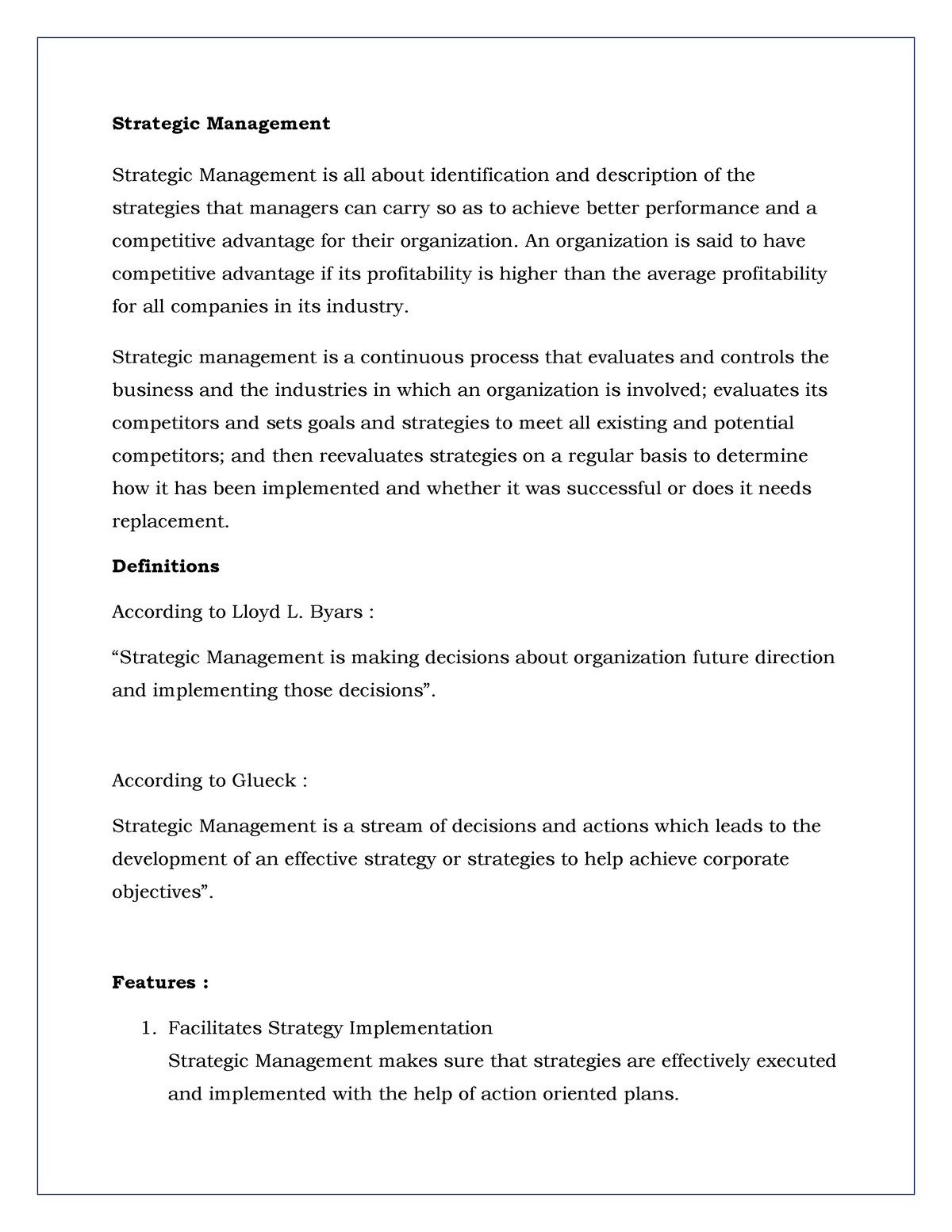 strategic management dissertation topics