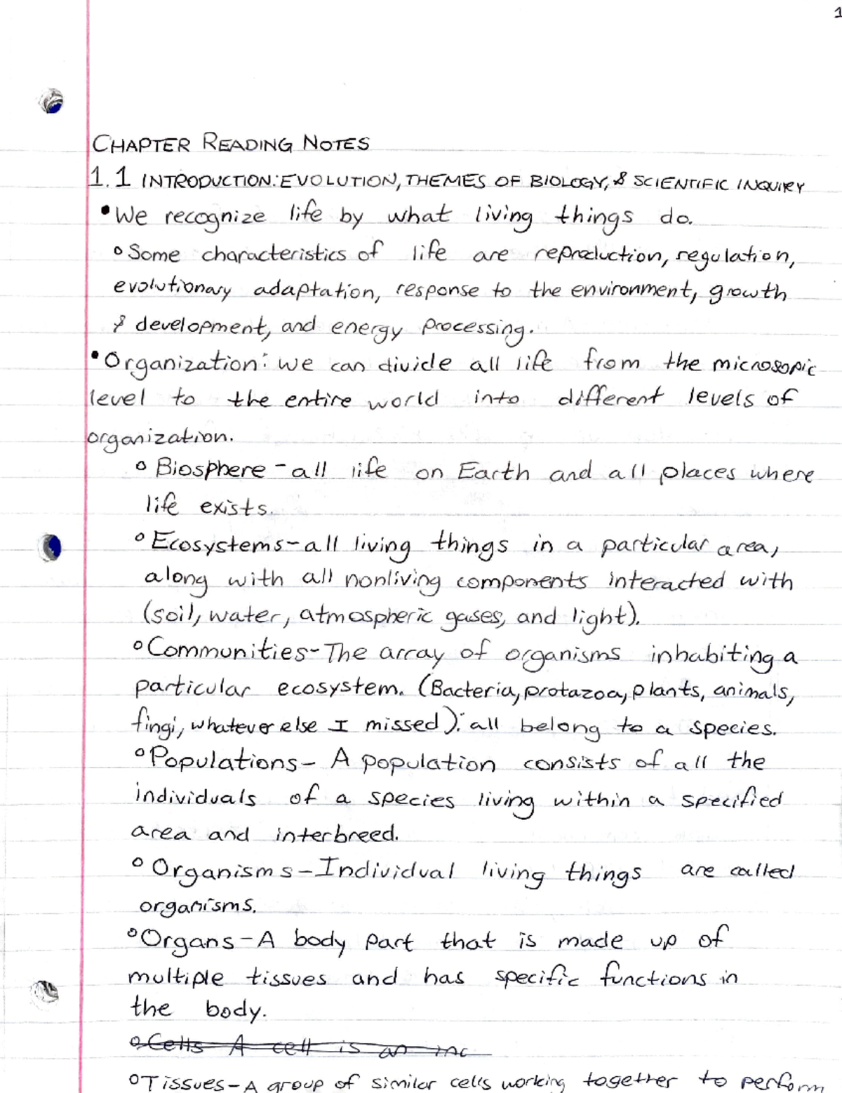 BIO150 Notes Half Semester - BIO 101 - Quinnipiac - Studocu