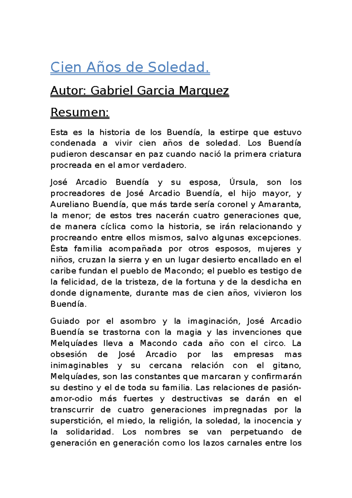 100 a os de soledad Cien A os - Thumb 1200 1698 