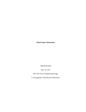 5-3 cross - Project assignment - Angel Castro July 2, 2023 PSY 324 ...