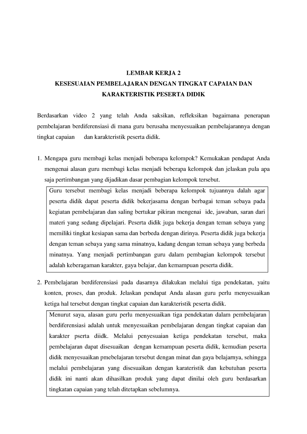 Topik 3 (LK2) - Eksplorasi Konsep - LEMBAR KERJA 2 KESESUAIAN ...