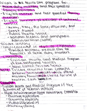 Interactive 2B - Power Point - ME2550: Healthcare Settings, Claim Cycle ...