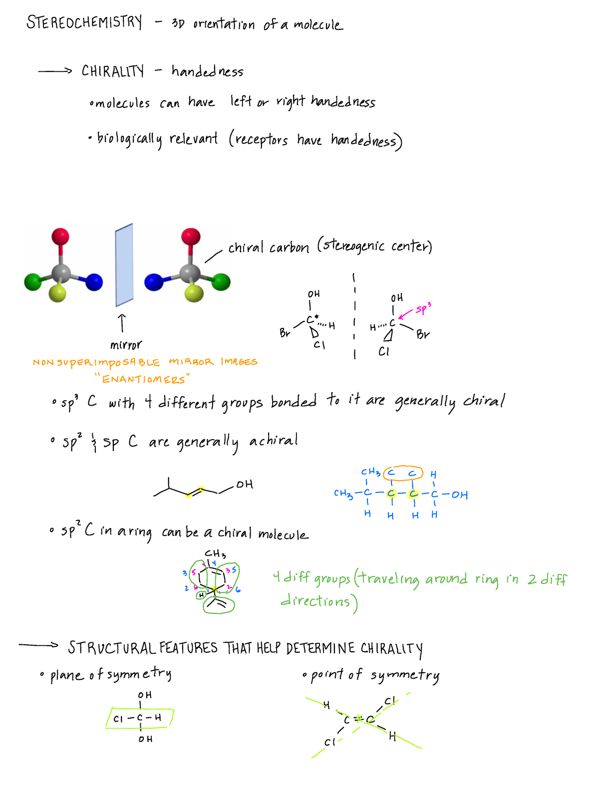 42 Chapter 5 Lec 3 - STEREOCHEMISTRY 3D Orientation Of A Molecule ...