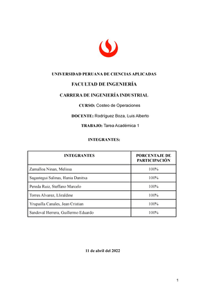 Cuaderno De Trabajo Unidad 2 Ultimo - COSTEO DE OPERACIONES CICLO 2021 ...