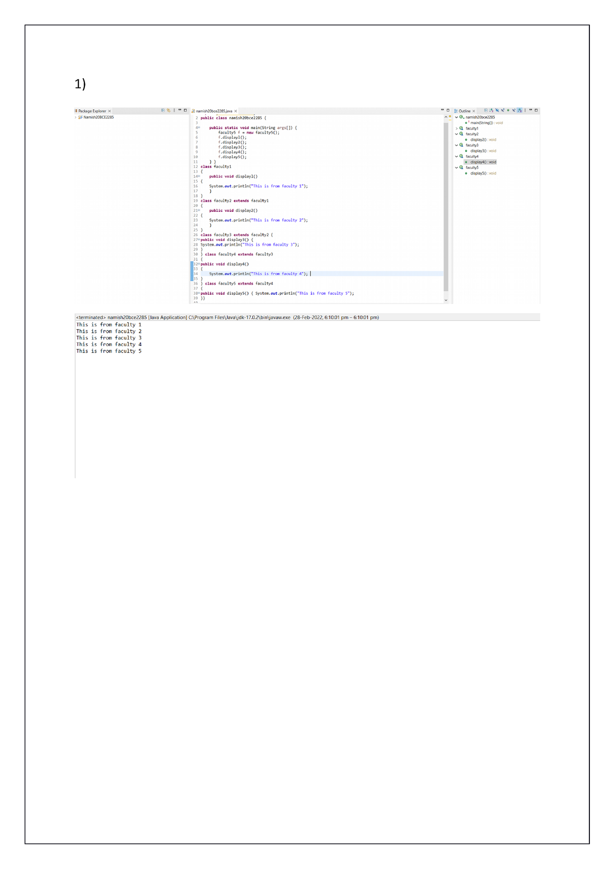 Java 6th - Java - Java Programming - 1) 2) - Studocu