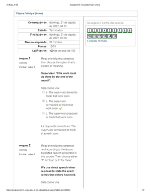 assignment 2 recruitment tarea uveg