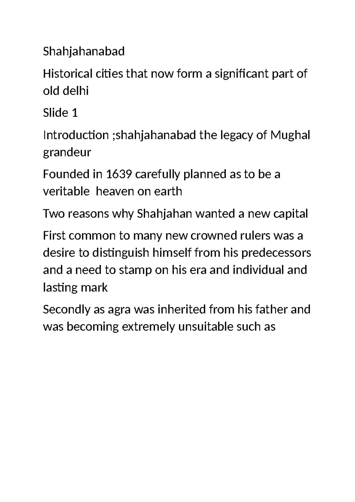 Shahjahanabad - Shahjahanabad Historical cities that now form a ...