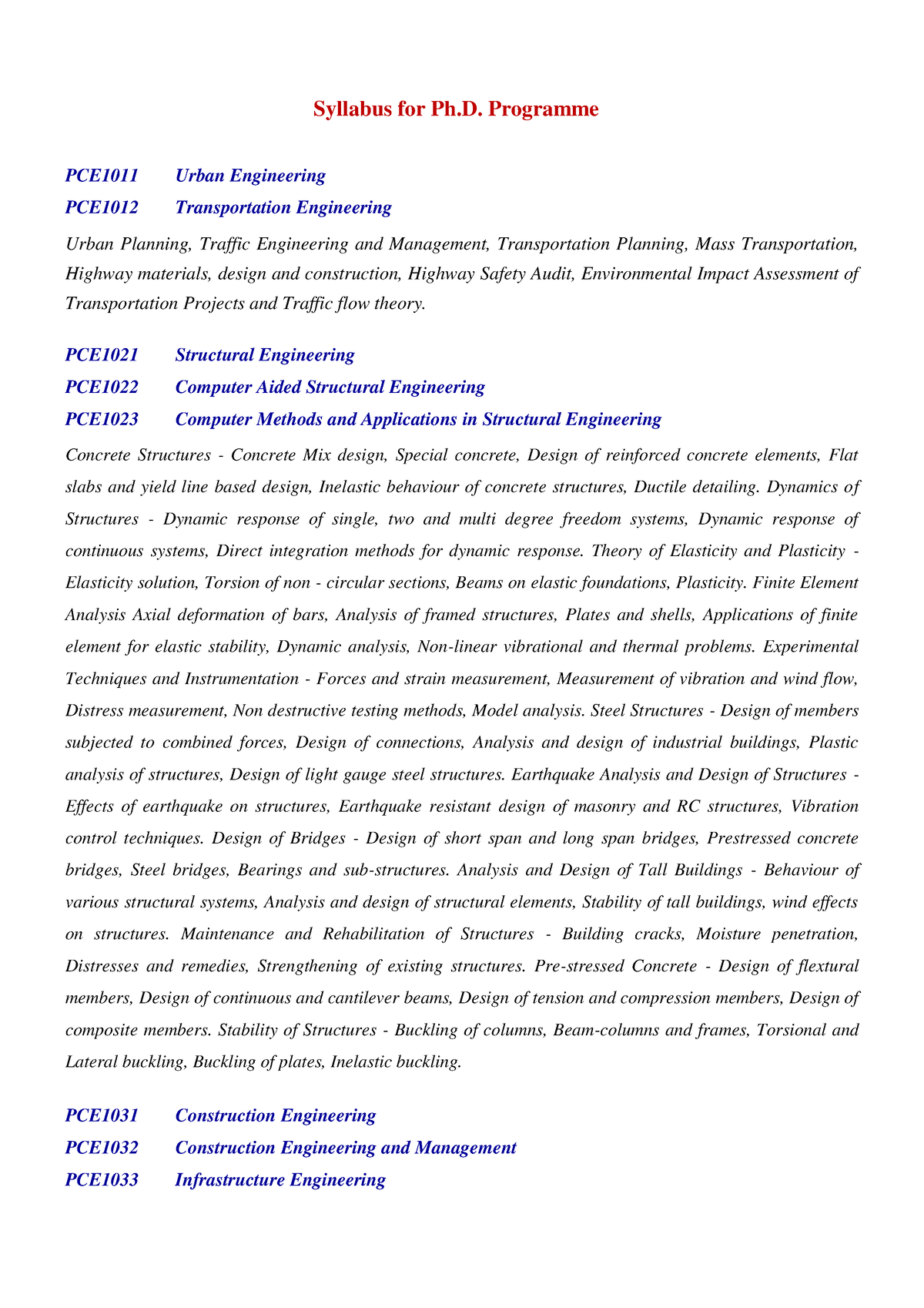 anna university phd synopsis format