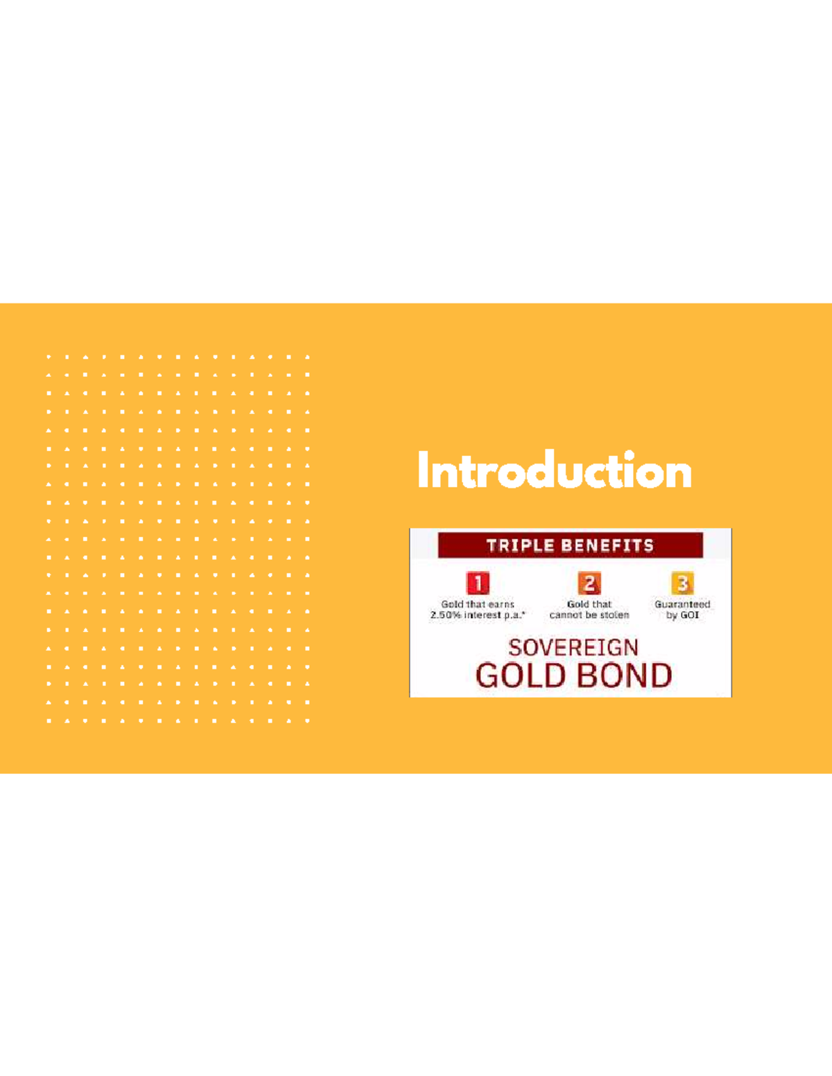Sovereign Gold Bonds Lecture notes 2 Fixed Markets Studocu