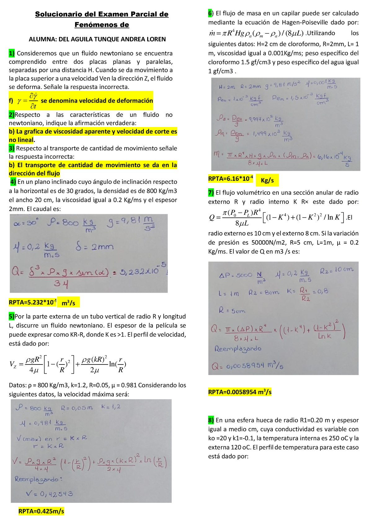 Solucionario Examen Parcial 2020B - Solucionario Del Examen Parcial De ...