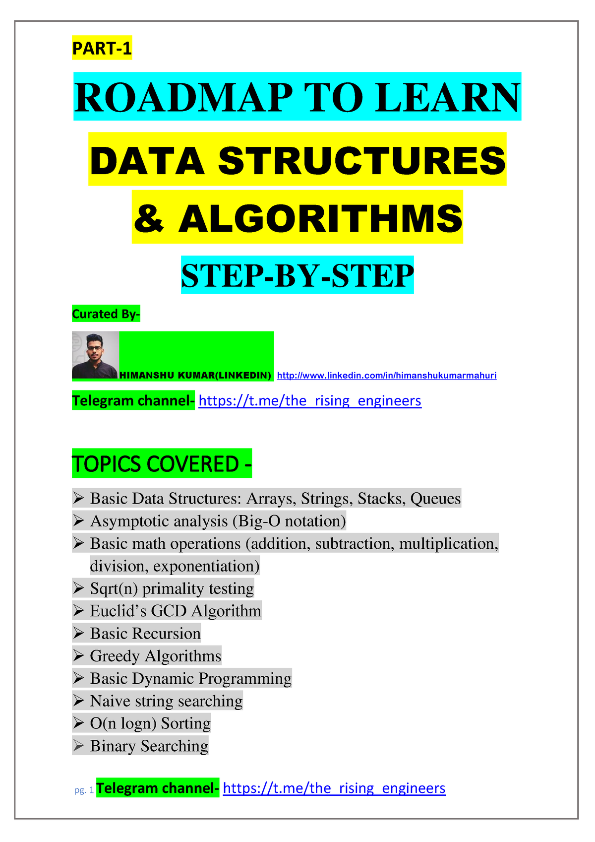 1678076157675 - Data STructures Notes - ROADMAP TO LEARN DATA ...