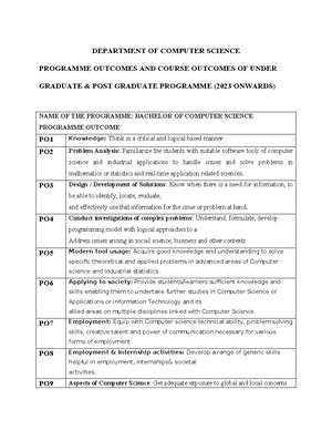 I CS PO CO Department OF Computer Science 2024 - DEPARTMENT OF COMPUTER ...