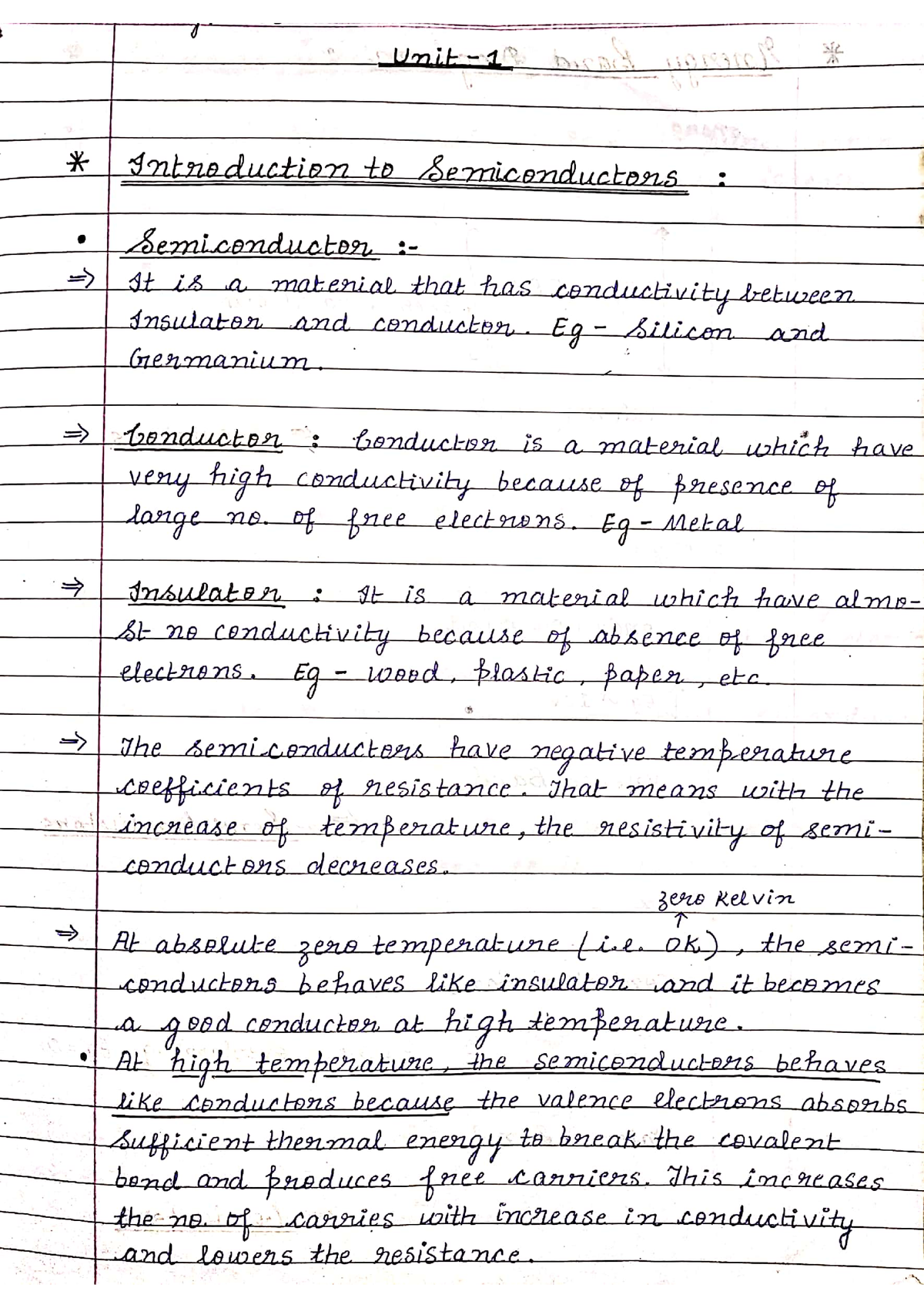 Electronics Engineering (KOE-048) Unit-1 - B.tech - Studocu