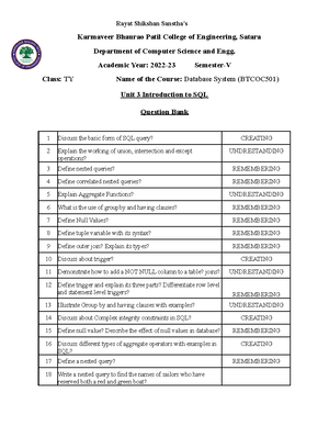 Advanced DBMS Unit 1 - Text book - Database systems - Studocu