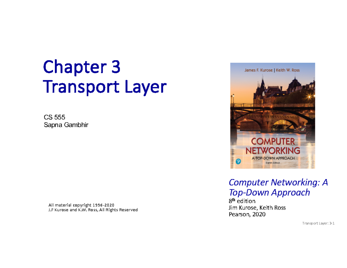Ch03 slides 176 CS 555 Computer Networking A TopDown Approach 8