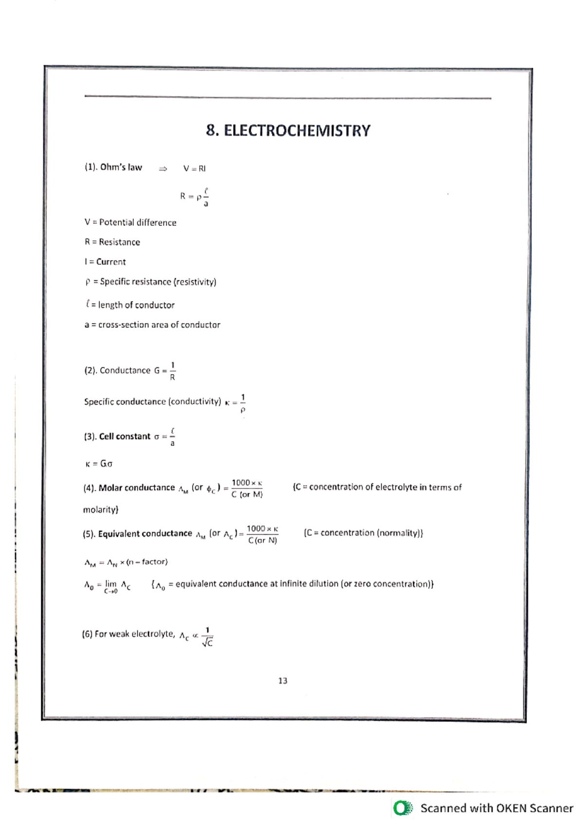 Formulas For Electrochemistry Brainly In vrogue.co