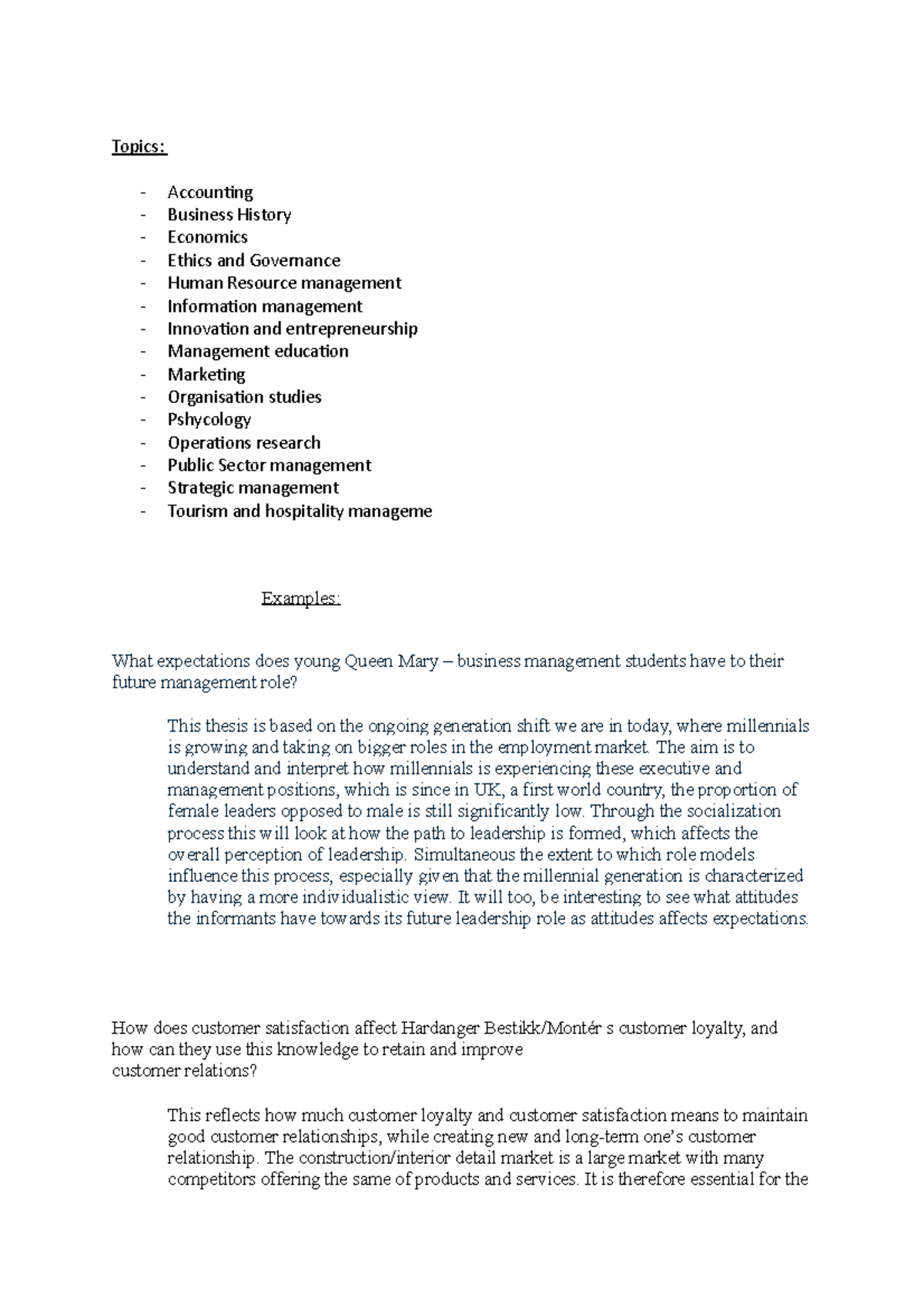 Reserach Methology Topics - Topics: Accounting Business History ...