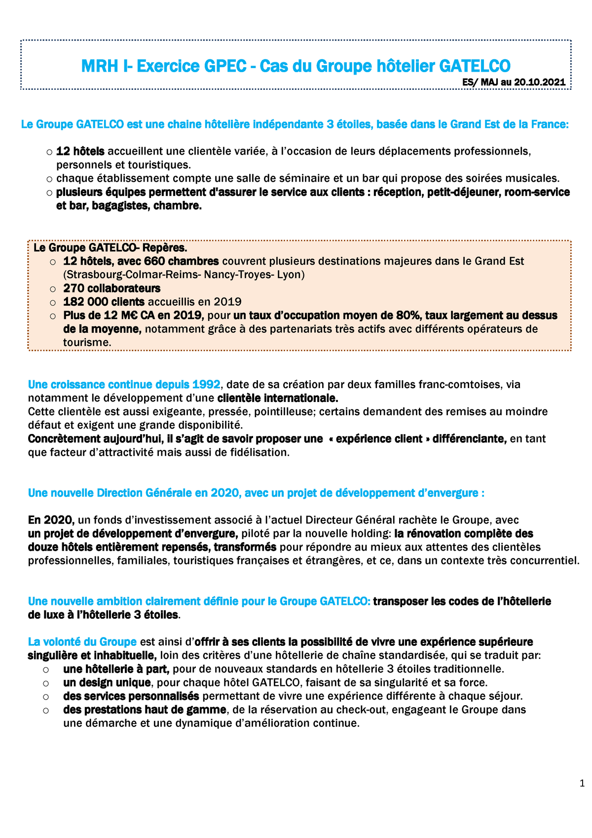 Exercice GPEC du 28.10.21e  Gestion prévisionnelle des emplois et des