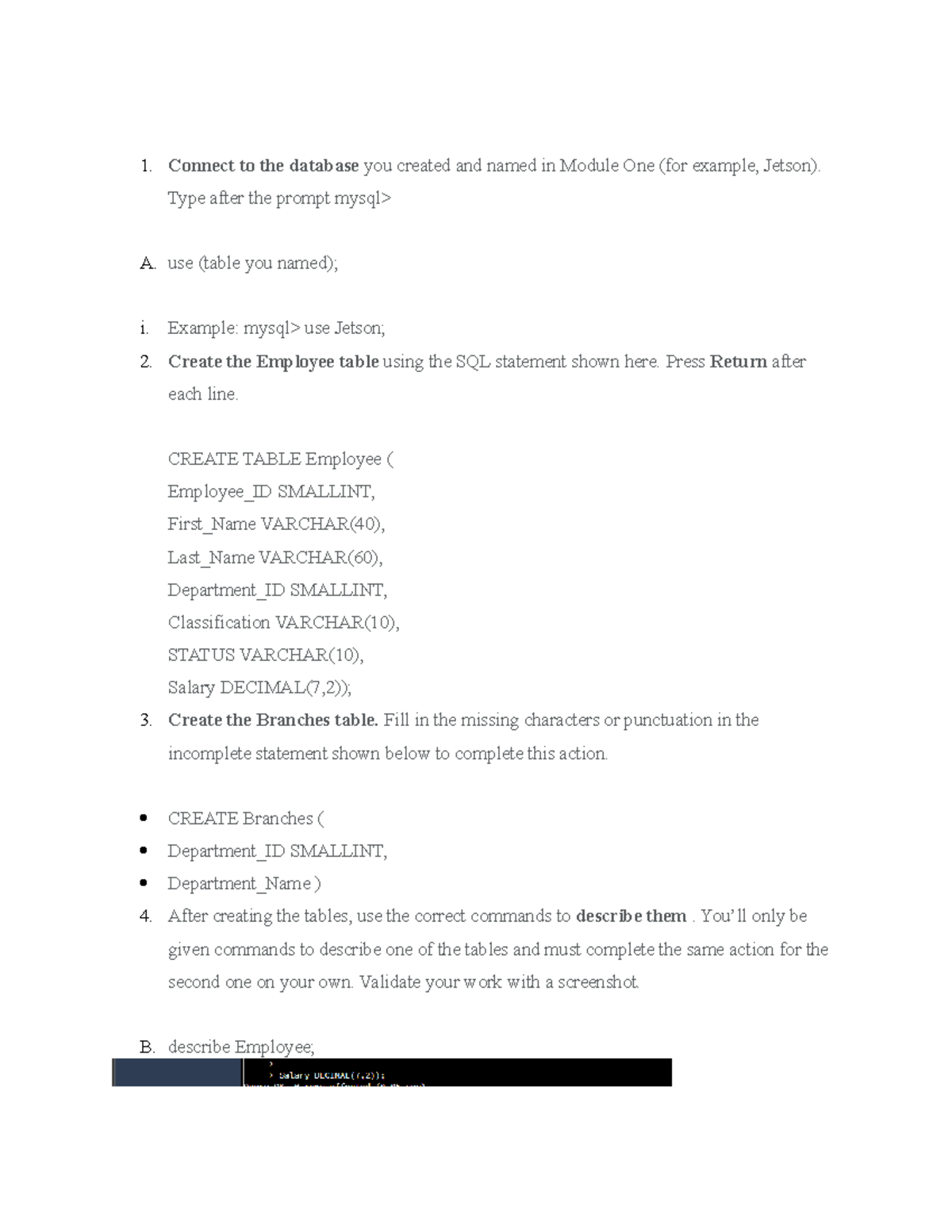 Dad 220 Module Two Lab - o3shfjl