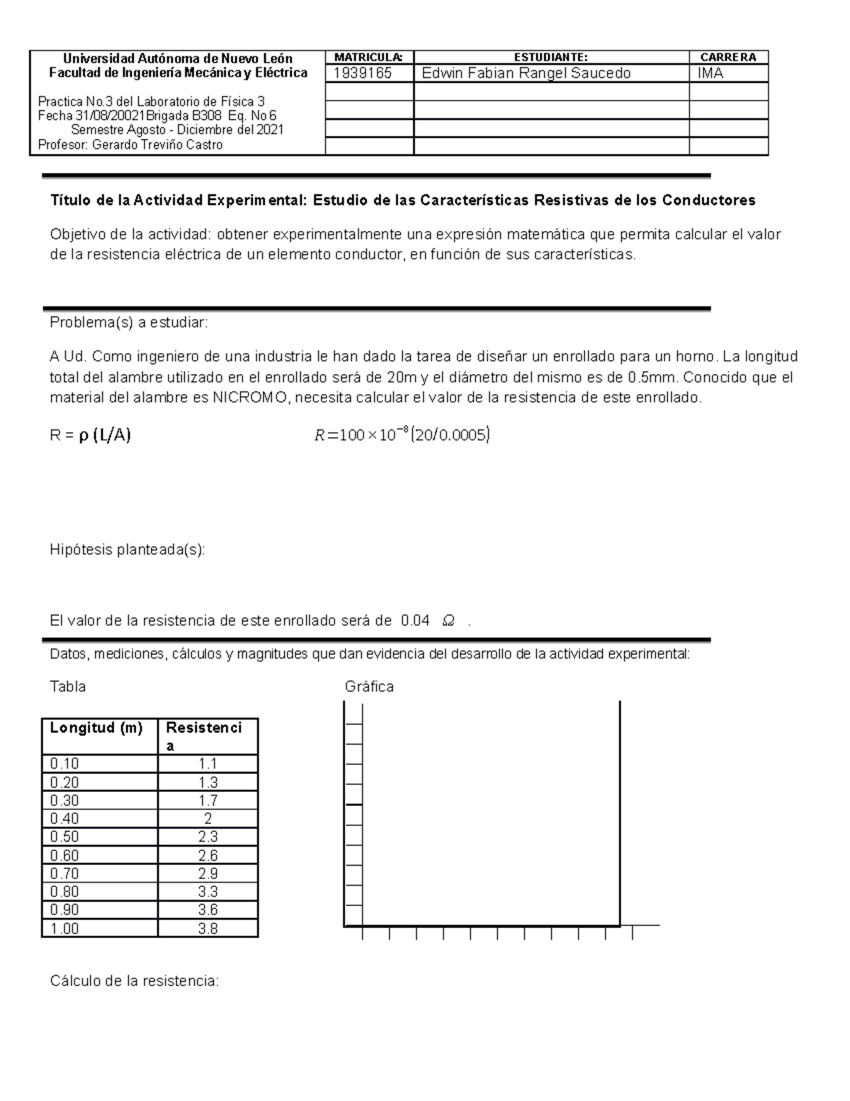 Practica 3 de fisica 3 - Universidad Autónoma de Nuevo León Facultad de ...