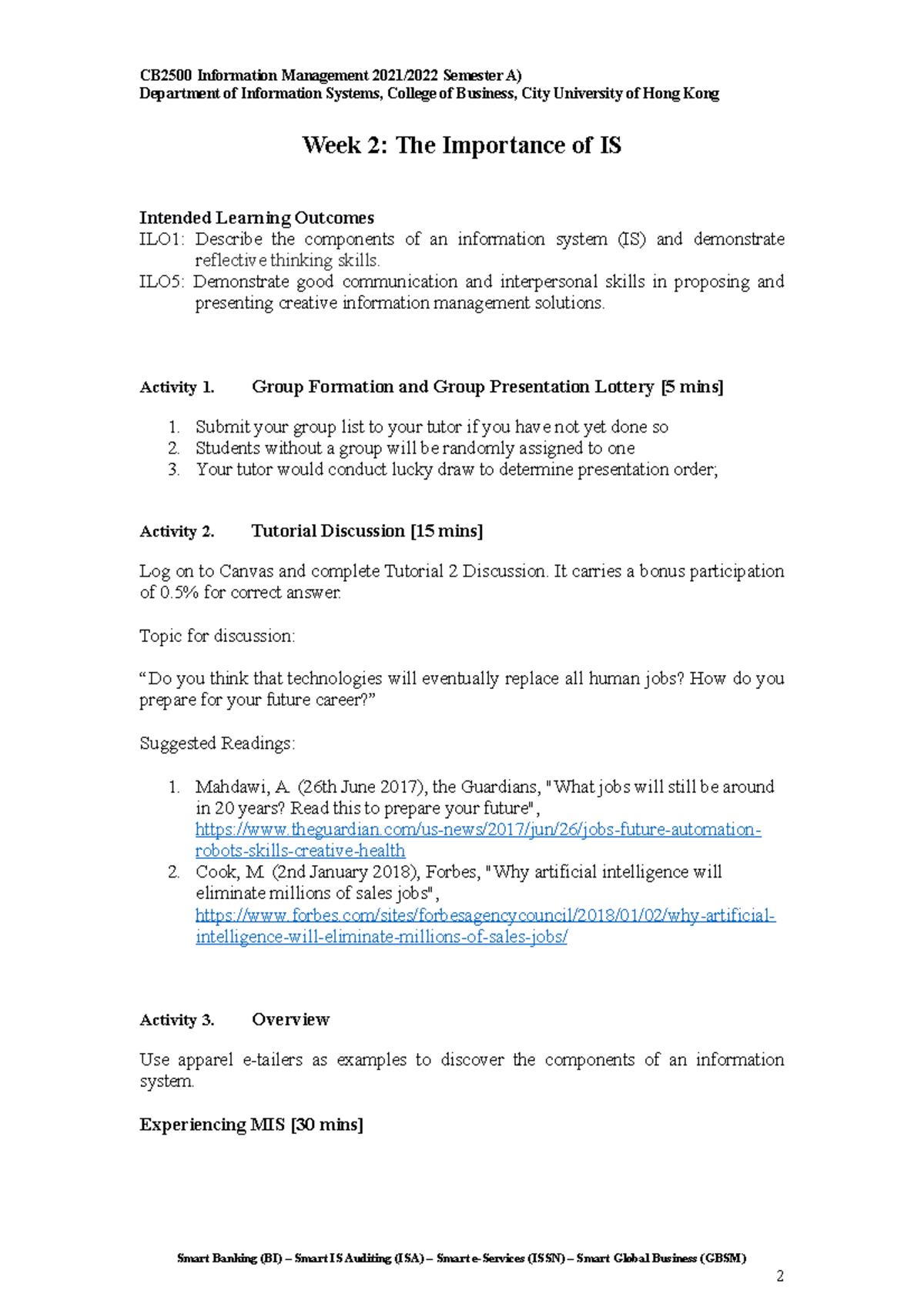 CB2500 - Tutorial Week02 - CB2500 Information Management 2021/2022 ...