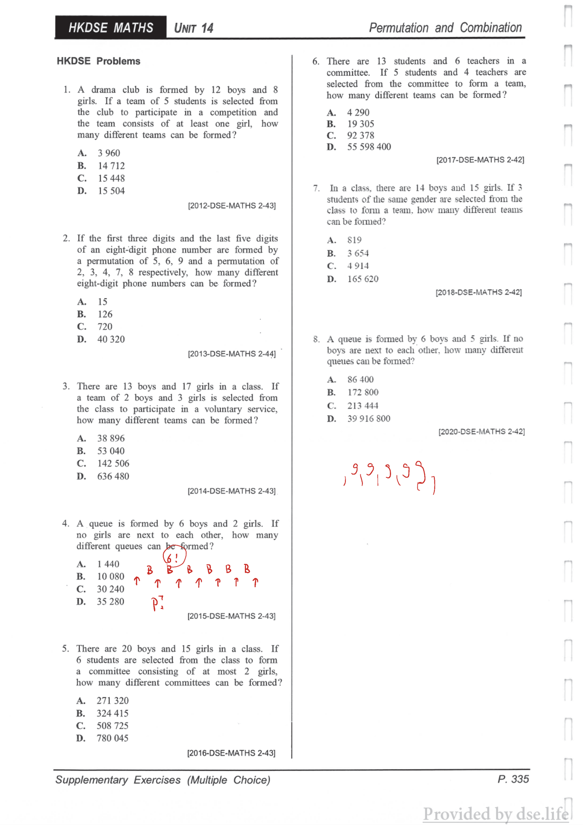 14 - Exercise - Linear Algebra - , Sssss" ... ) 比 B B B B B B “ 8 ...