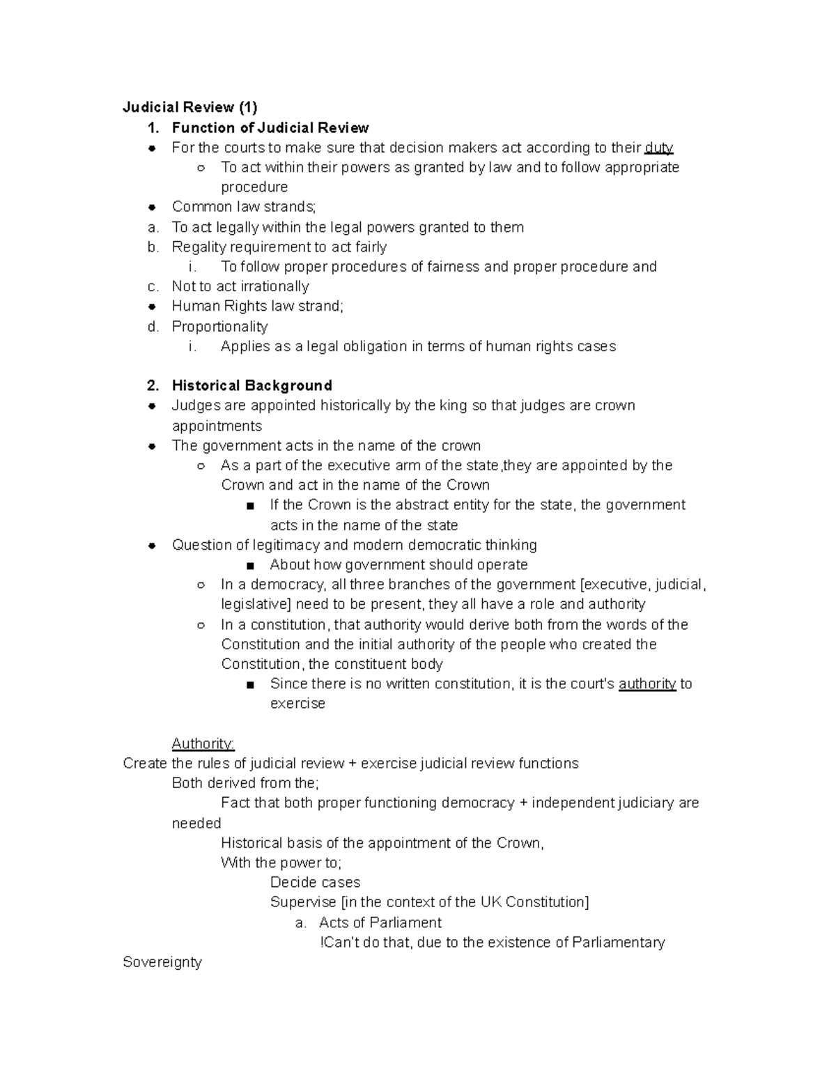 judicial review public law essay