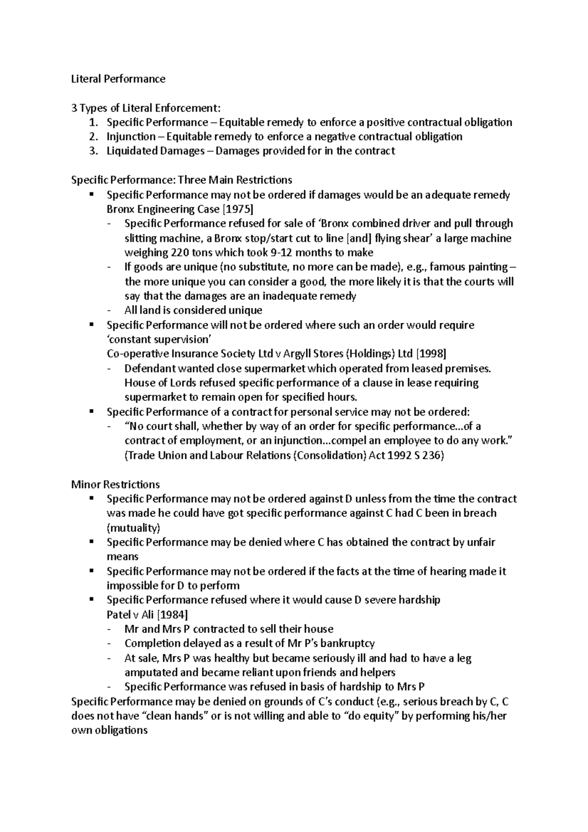 literal-performance-lecture-notes-literal-performance-3-types-of