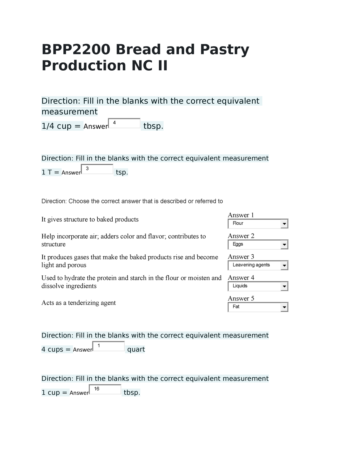 sample case study about bread and pastry