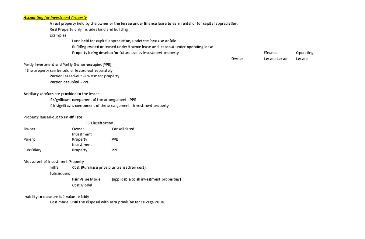 accounting-for-investment-property-real-property-only-includes-land