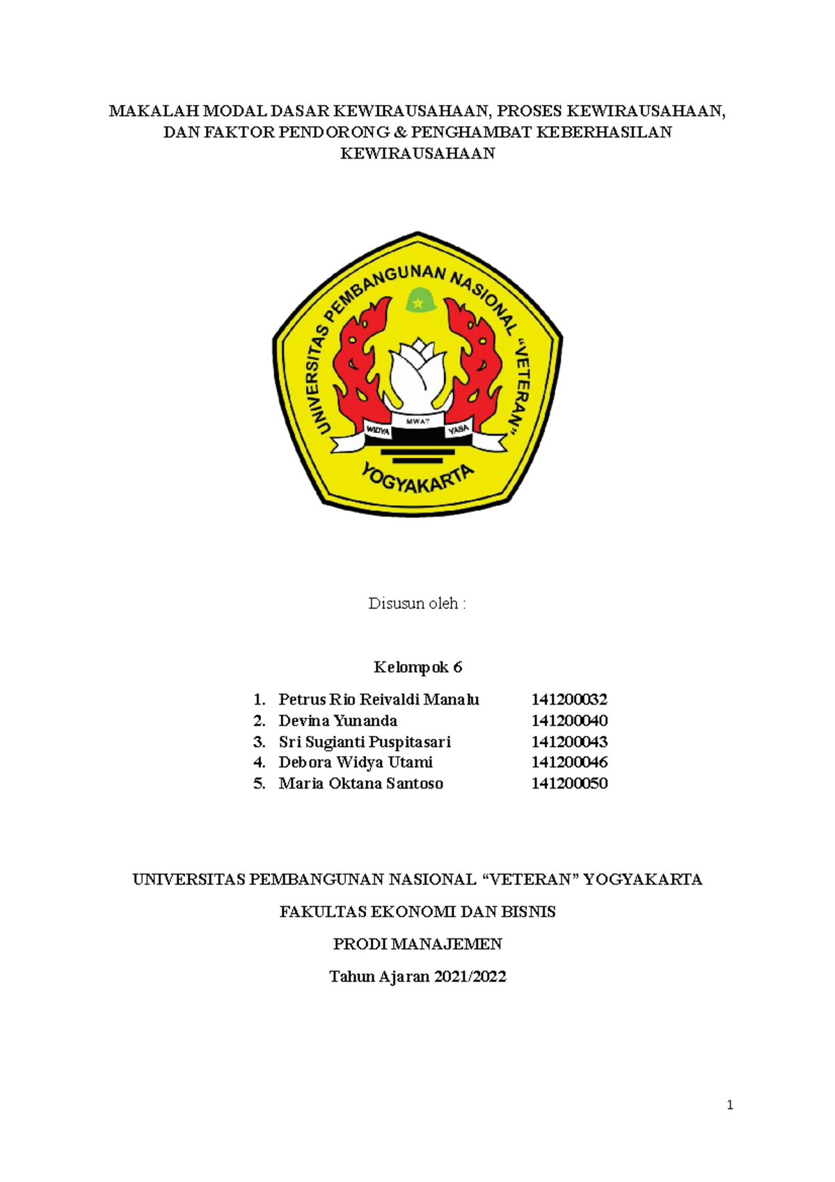 Makalah BAB 6,7,8 Kelompok 6 - MAKALAH MODAL DASAR KEWIRAUSAHAAN ...