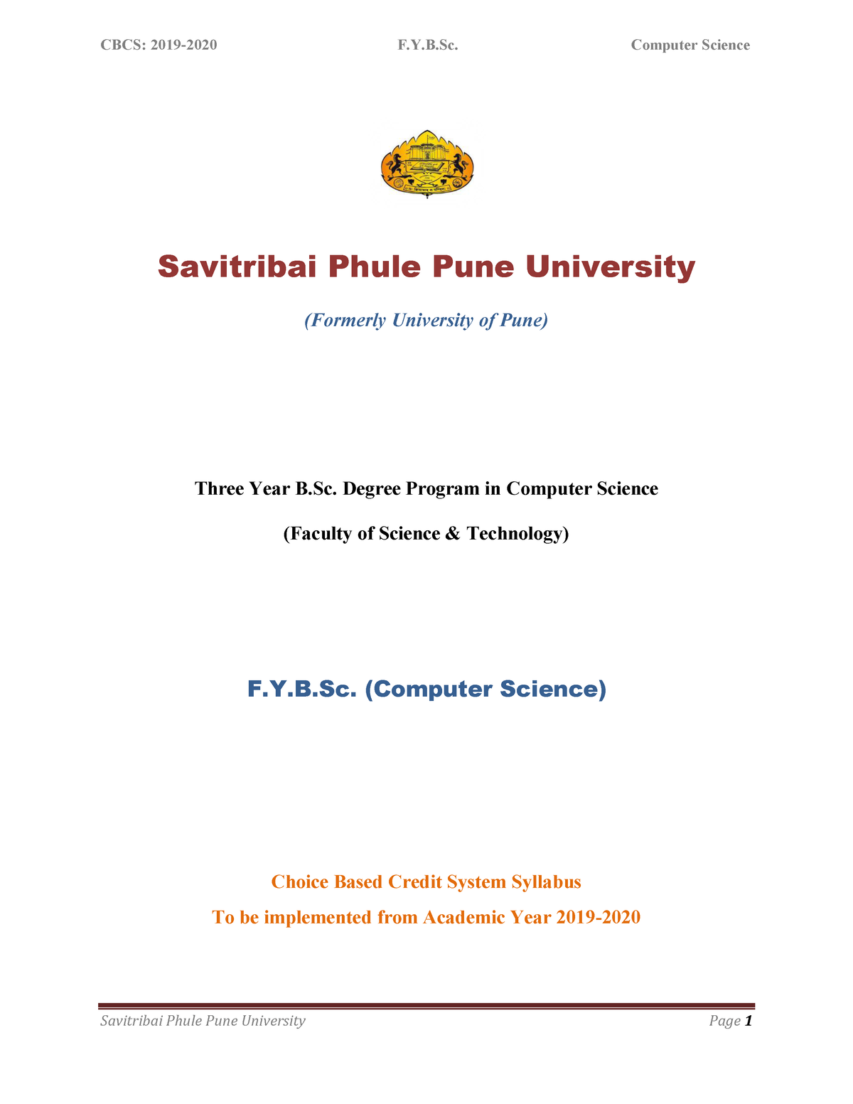 F.Y.B.Sc Computer-Science 11 - Savitribai Phule Pune University ...