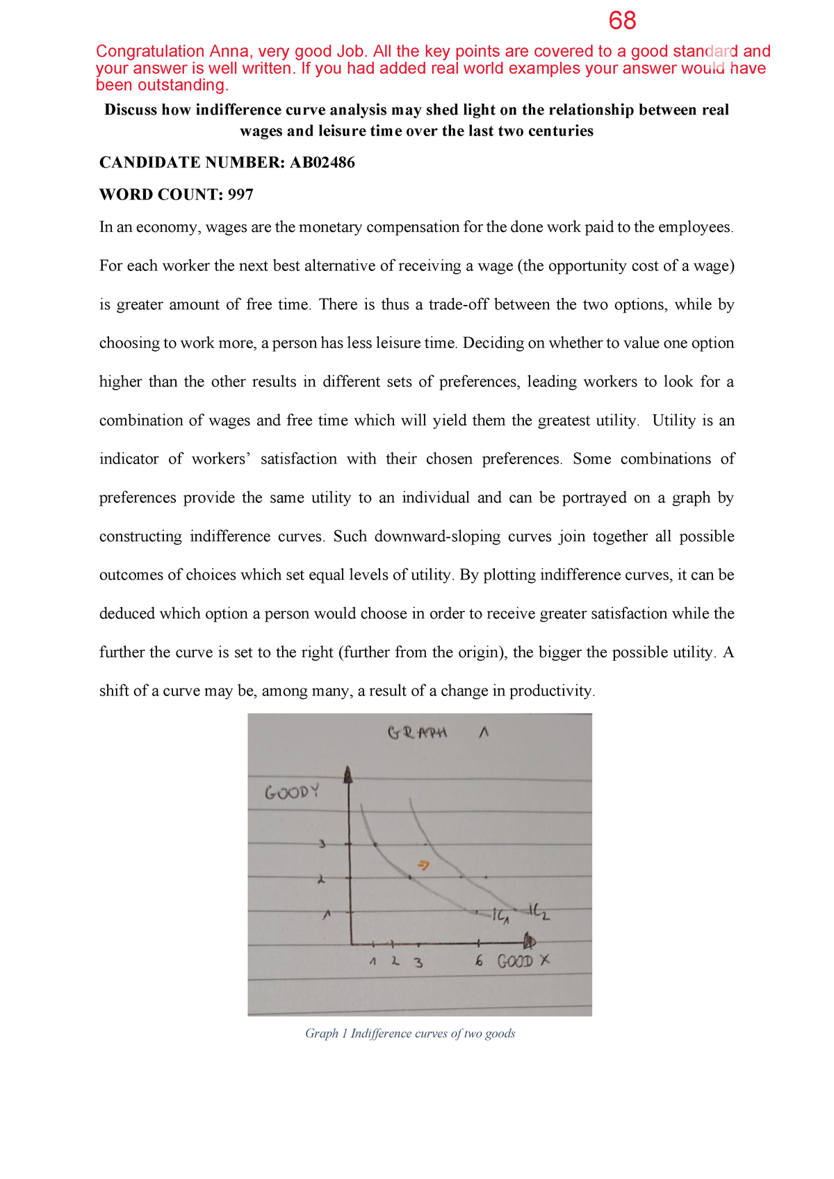 essay on indifference curve