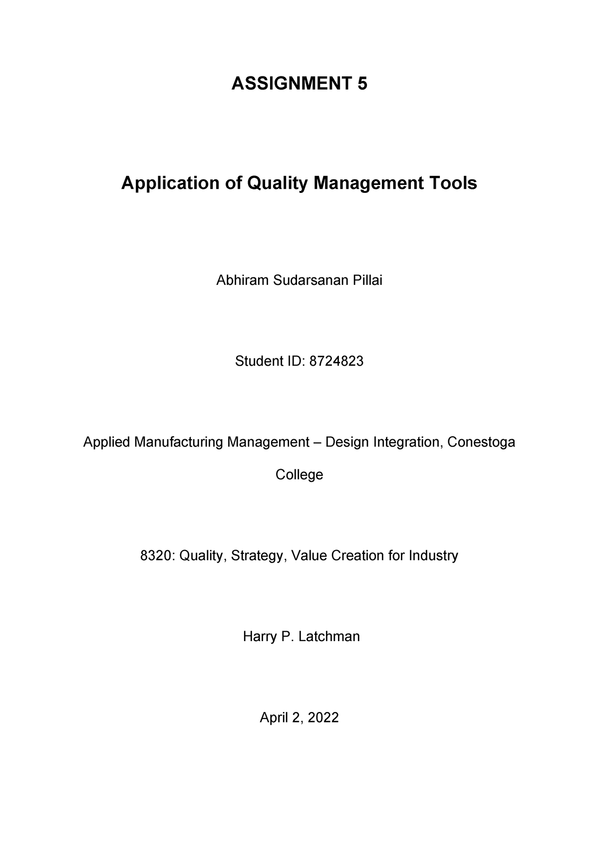 assignment-5-application-of-quality-management-tools-converted-assignment-5-application-of