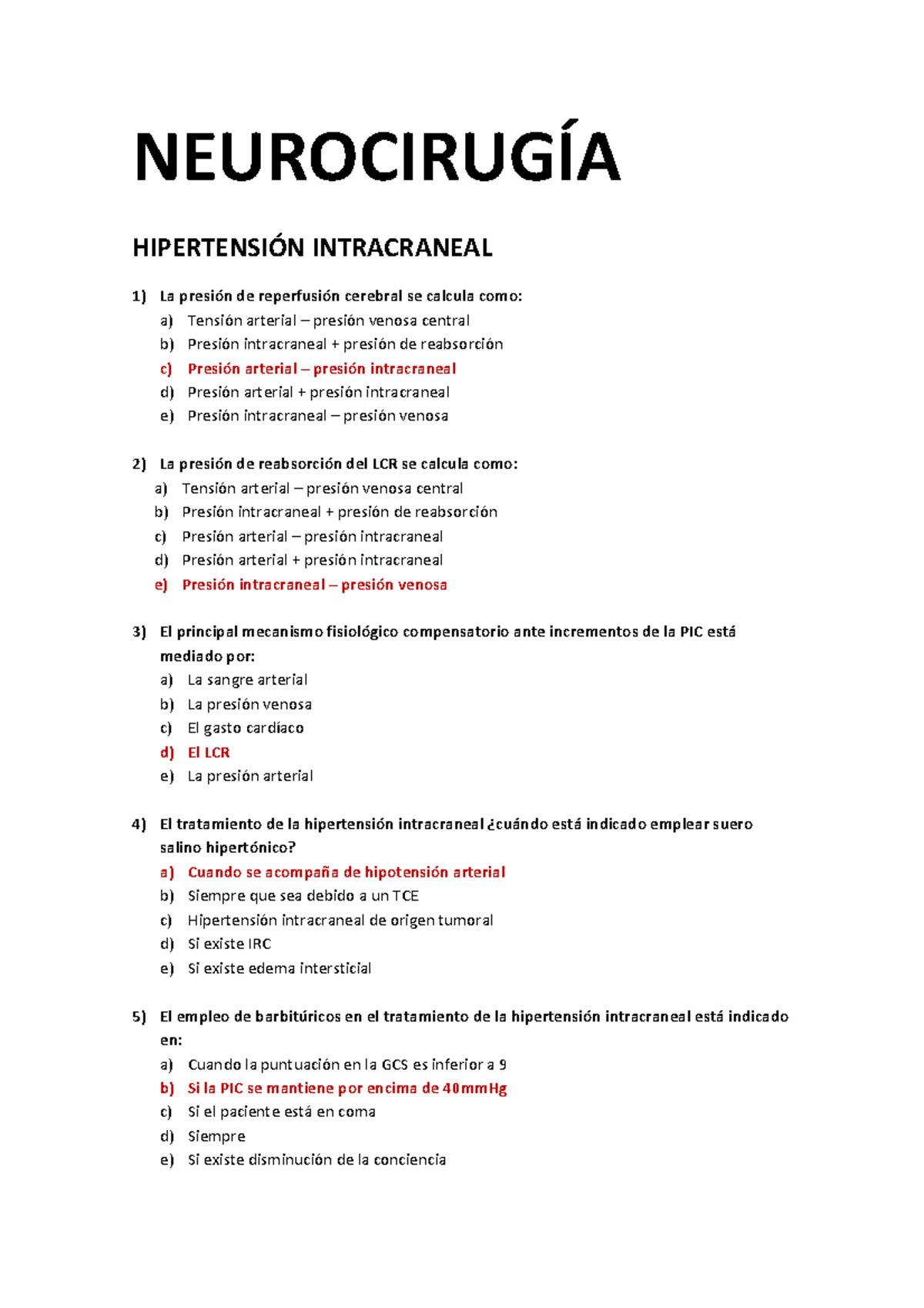 Preguntas de farmacología de hipertensión en línea