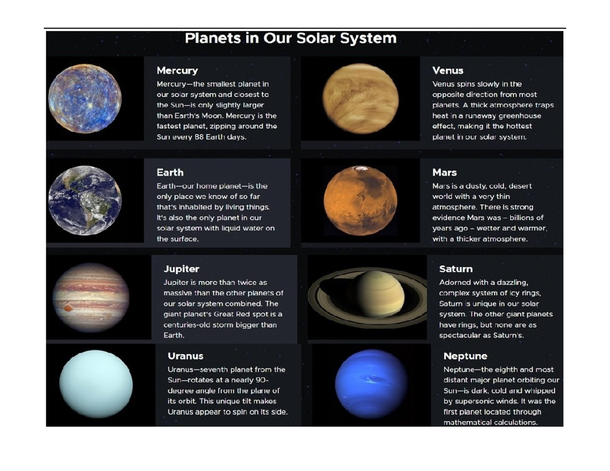 Solar system - social - Science, Technology, and the Society - JACOEBY ...