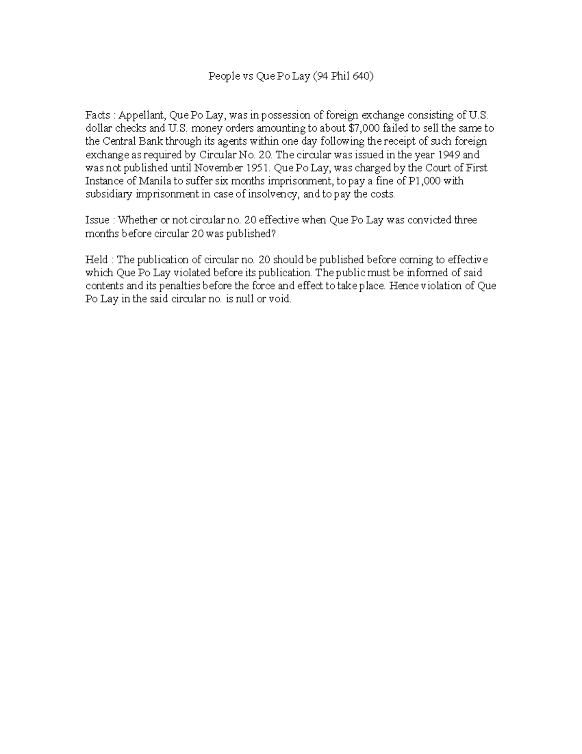 pdfcoffee-pdf-law-notes-people-vs-que-po-lay-94-phil-640-facts