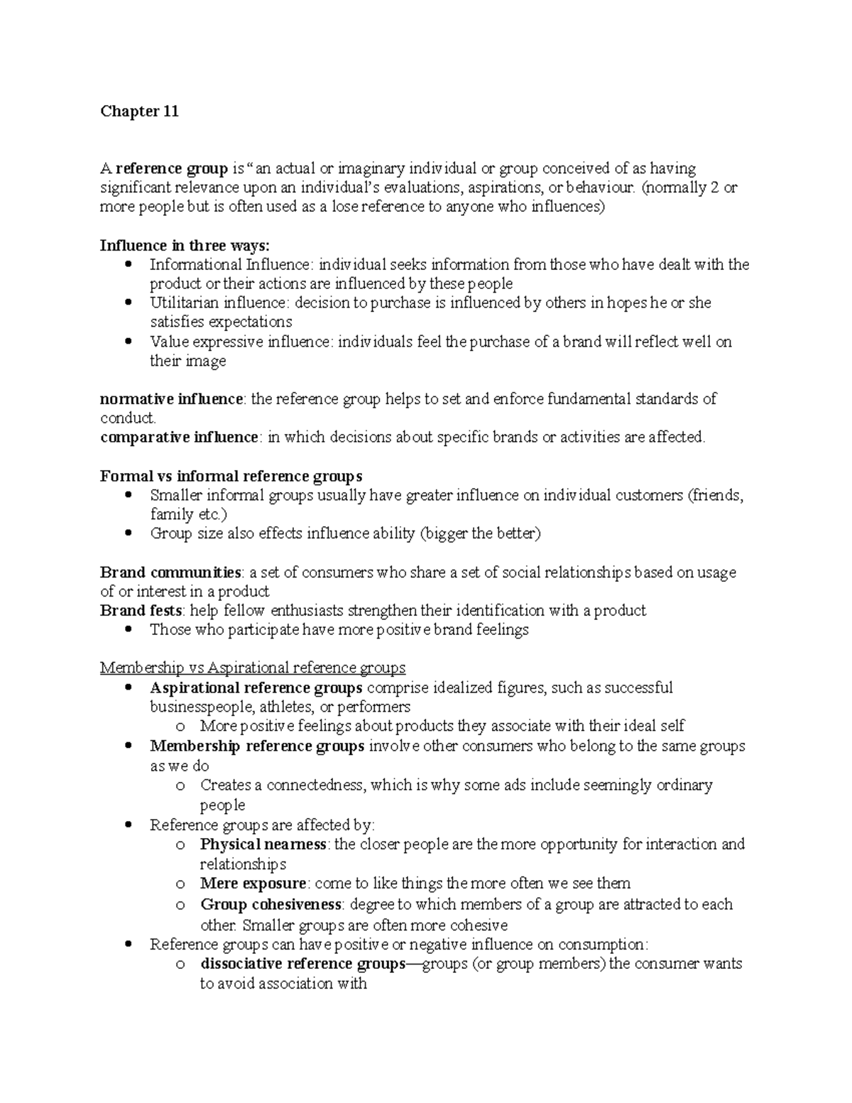 chapter-11-consumer-behaviour-chapter-11-a-reference-group-is-an