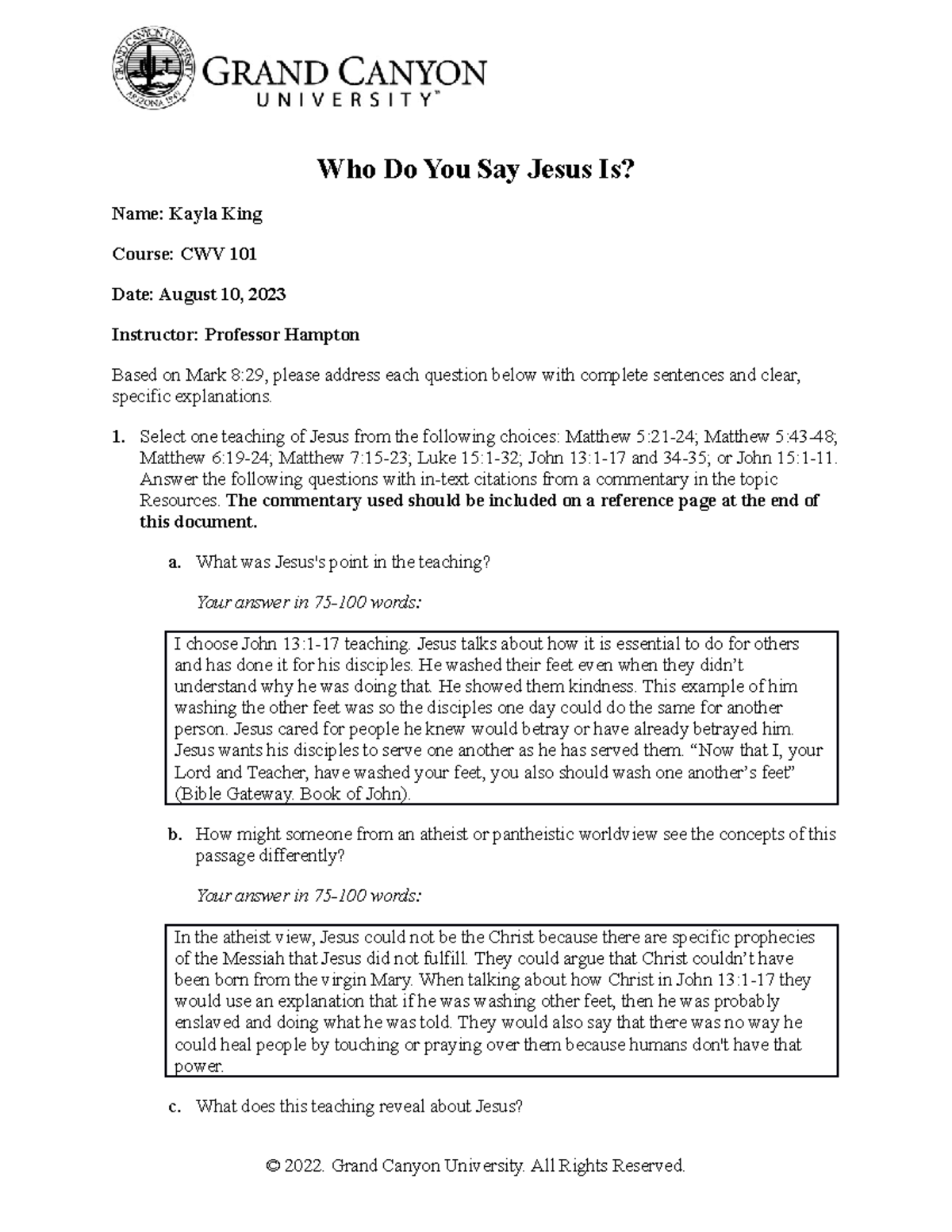 CWV 101 301 RS T4Who Do You Say Jesus Is Online - Who Do You Say Jesus ...