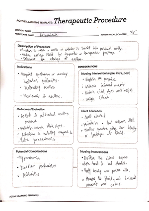 System disorder template - hodgkin's lymphoma - N265 - Studocu