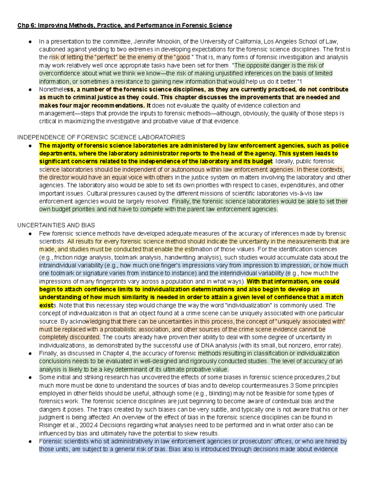 NRC Chapter 6 - Chp 6: Improving Methods, Practice, and Performance in ...