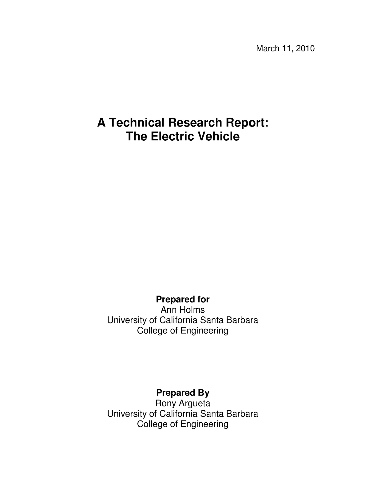 technical report research meaning